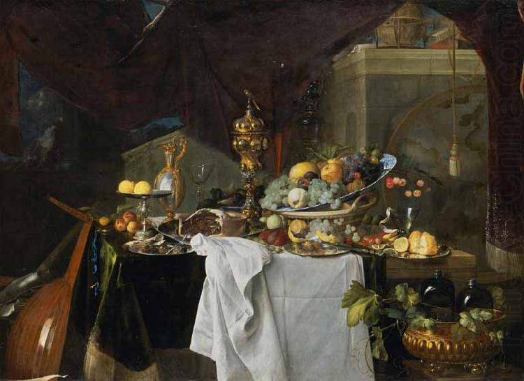 Jan Davidsz. de Heem A Table of Desserts or Un dessert china oil painting image